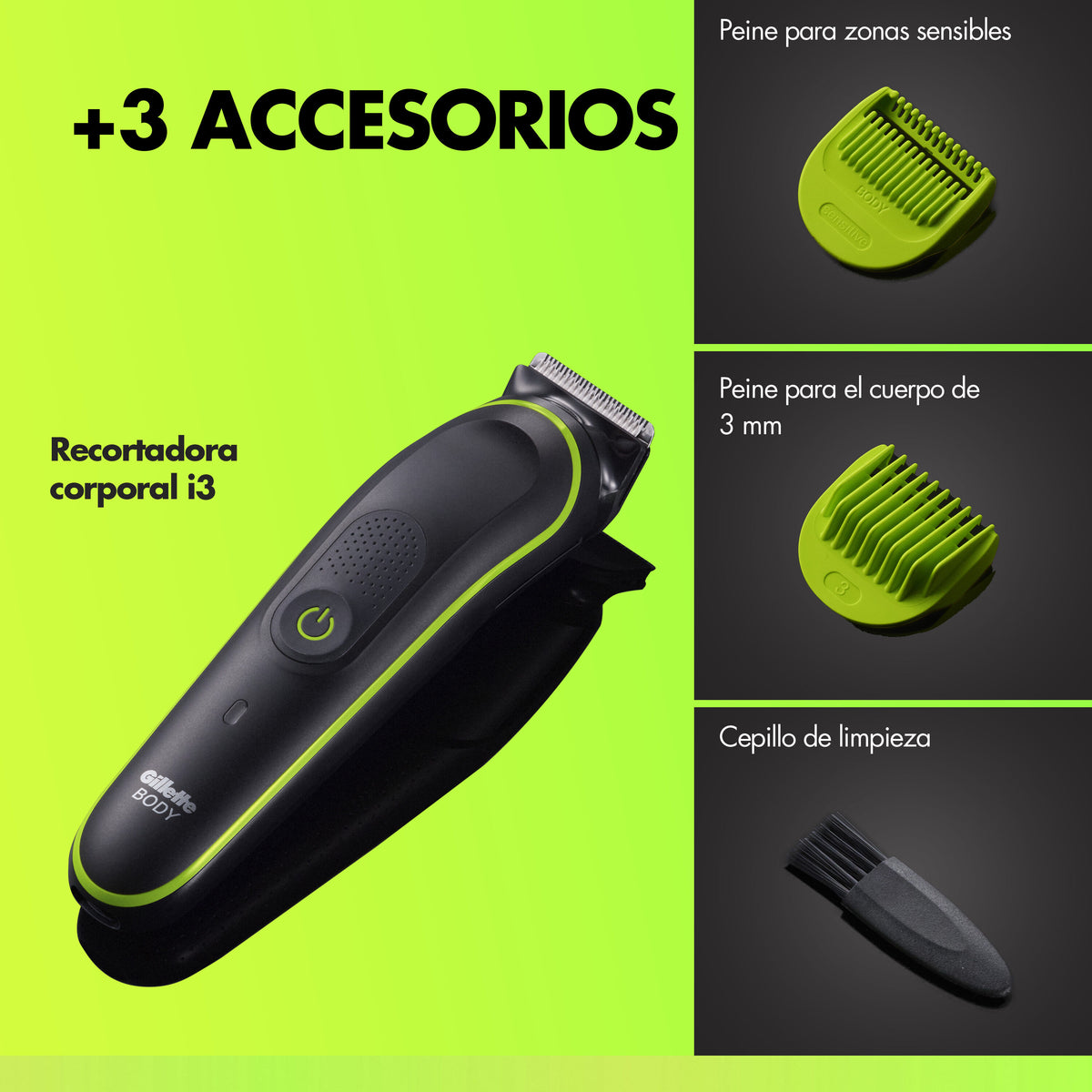 Recortadora body Gillette 1u