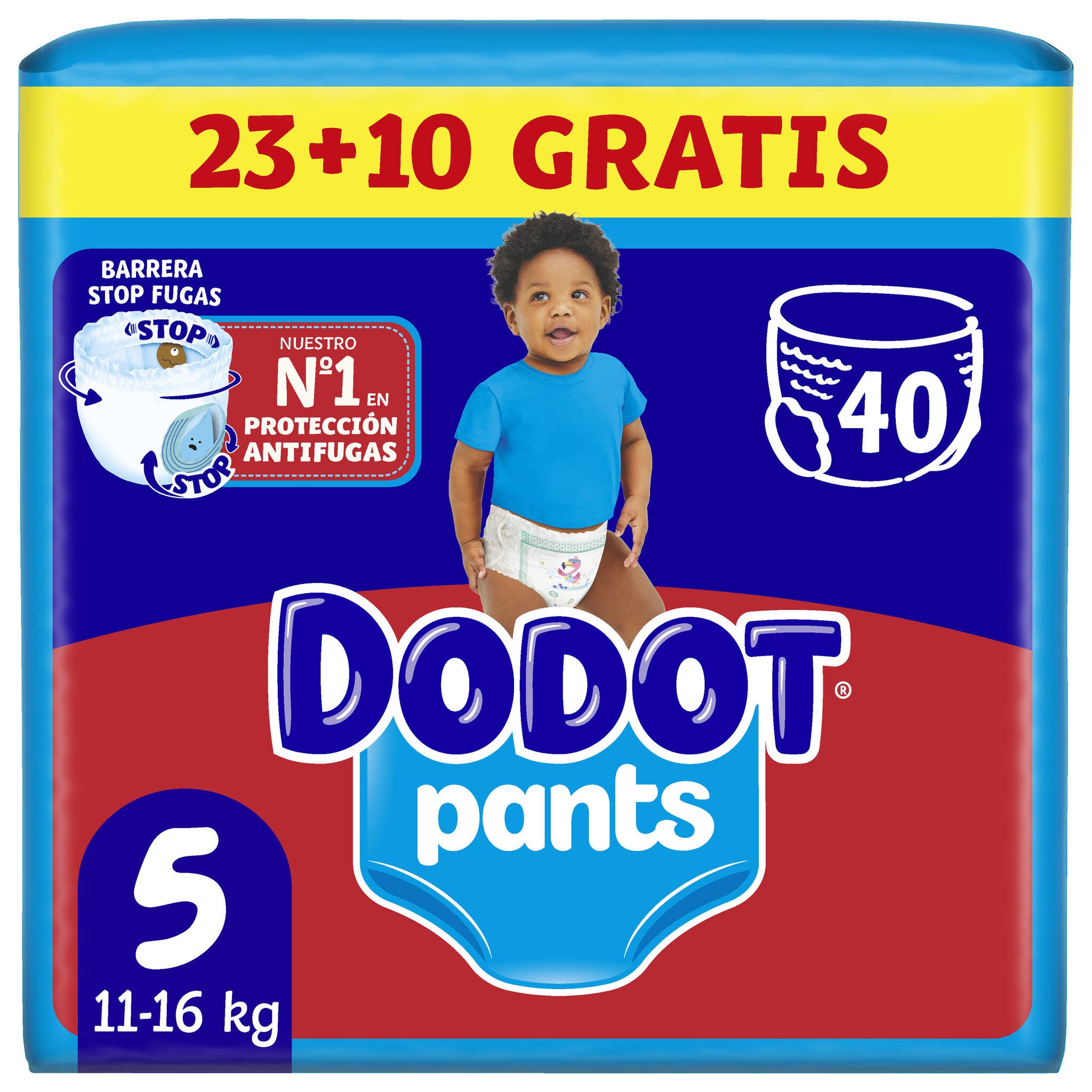 Pañal pants t5 Dodot 30+10