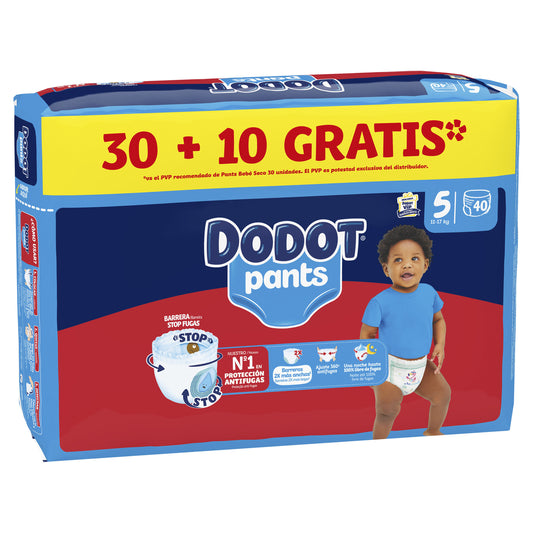 Pañal pants t5 Dodot 30+10 La Despensa
