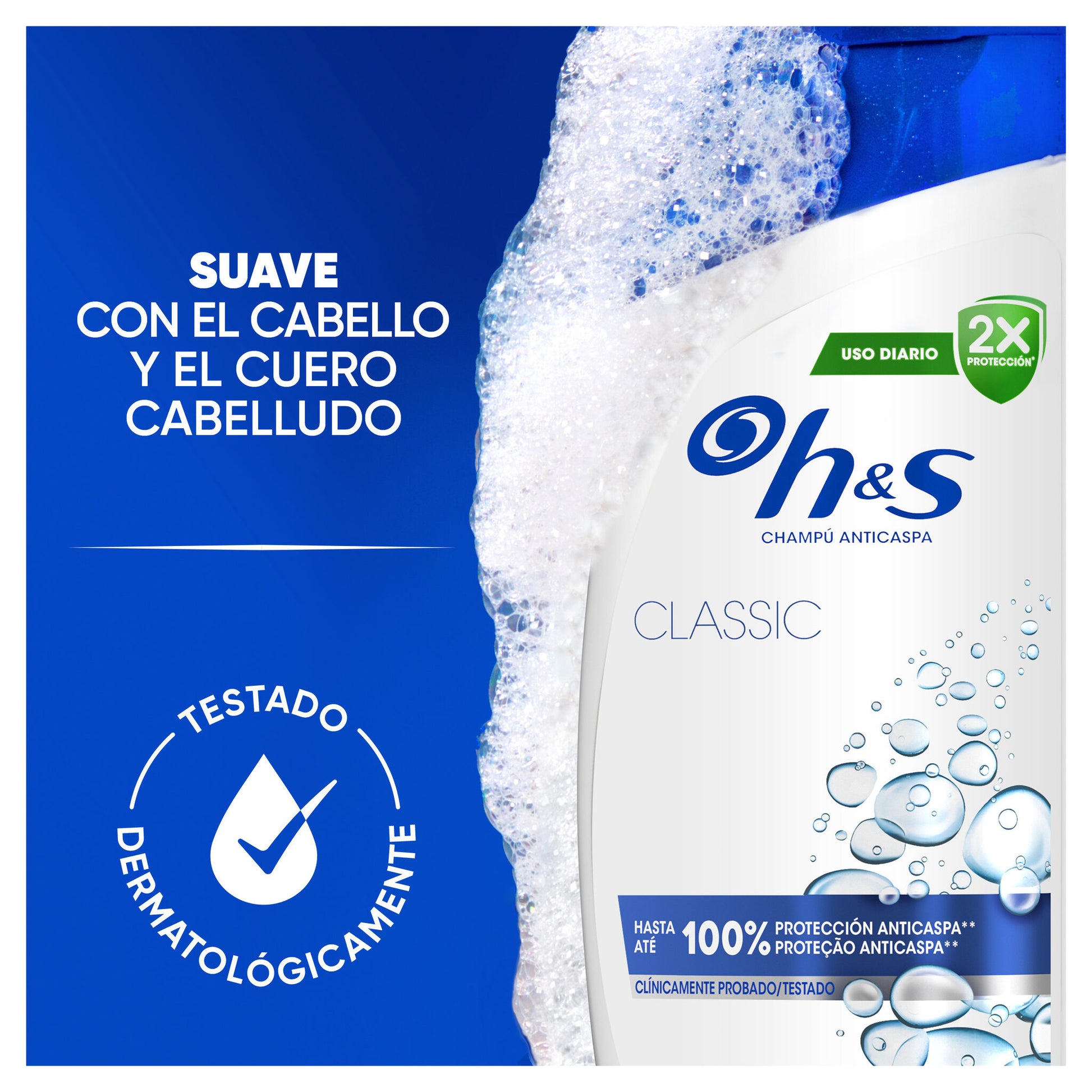 Champú anticaspa clasico H&S 300+30ml