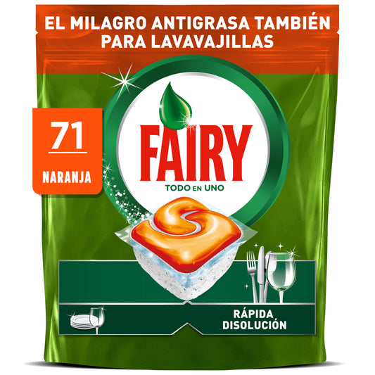 Lavavajillas cápsulas fresh naranja Fairy 71d La Despensa