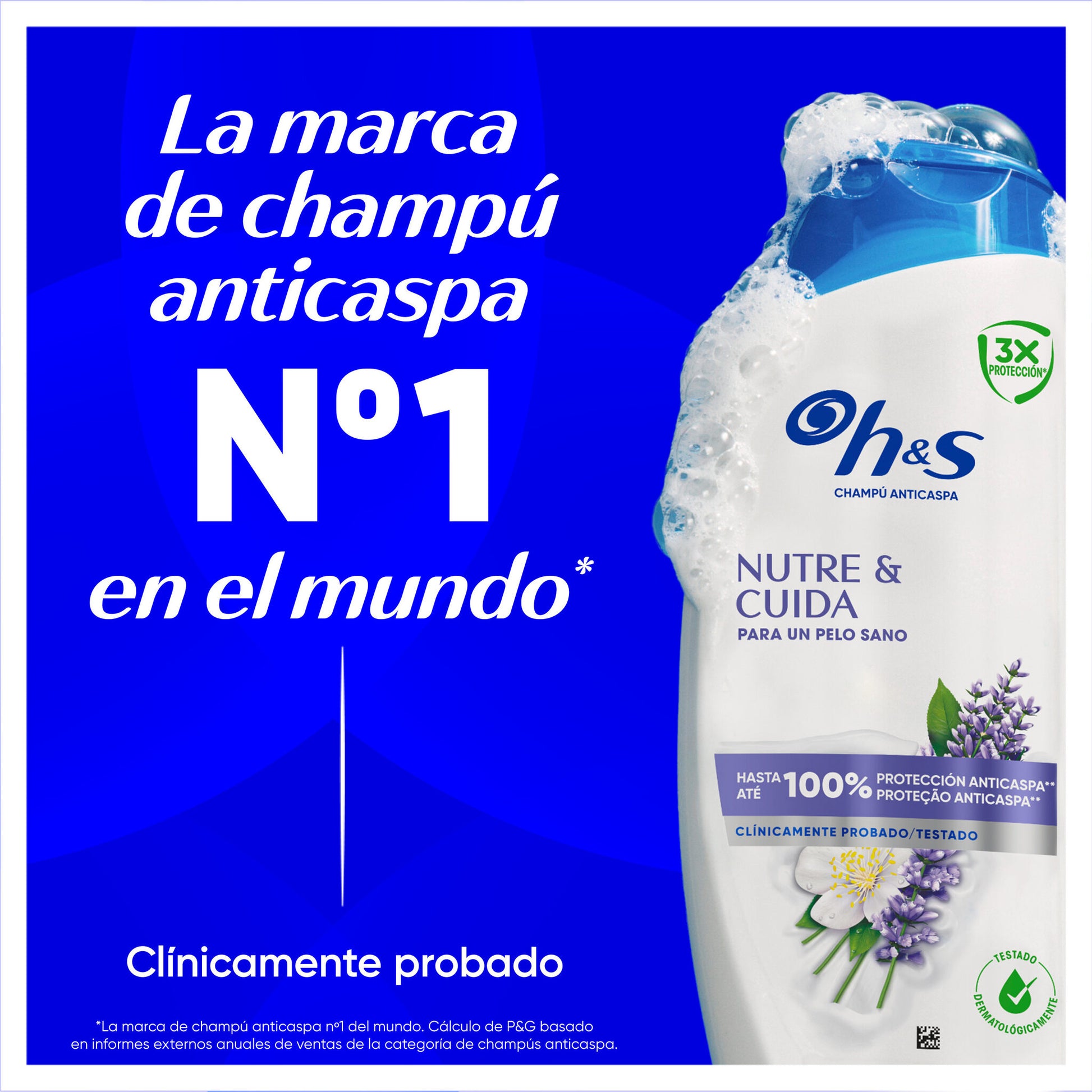 Champú anticaspa nutre/cuida H&S 330ml