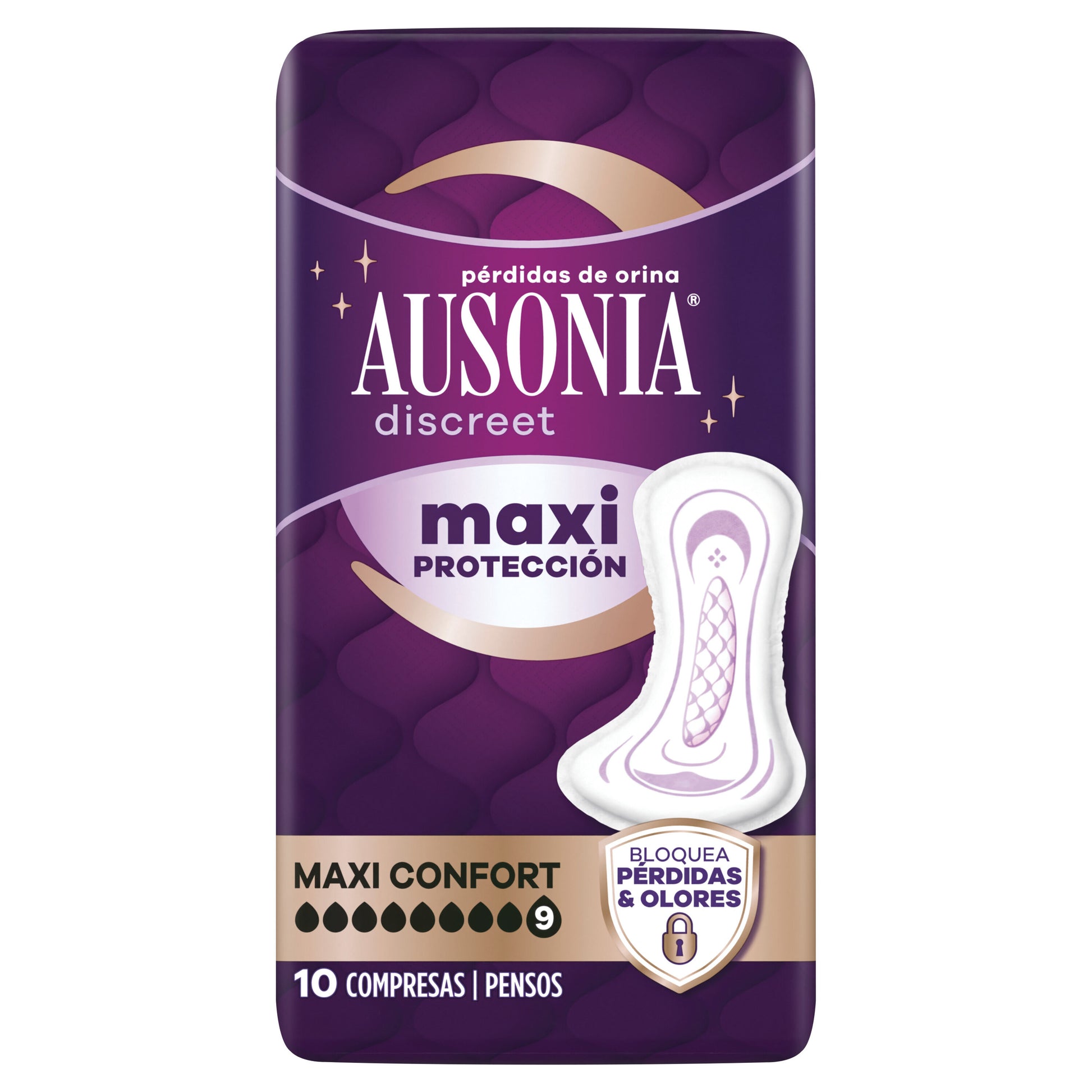 Compresas discreet pads maxiconfort Ausonia 10u