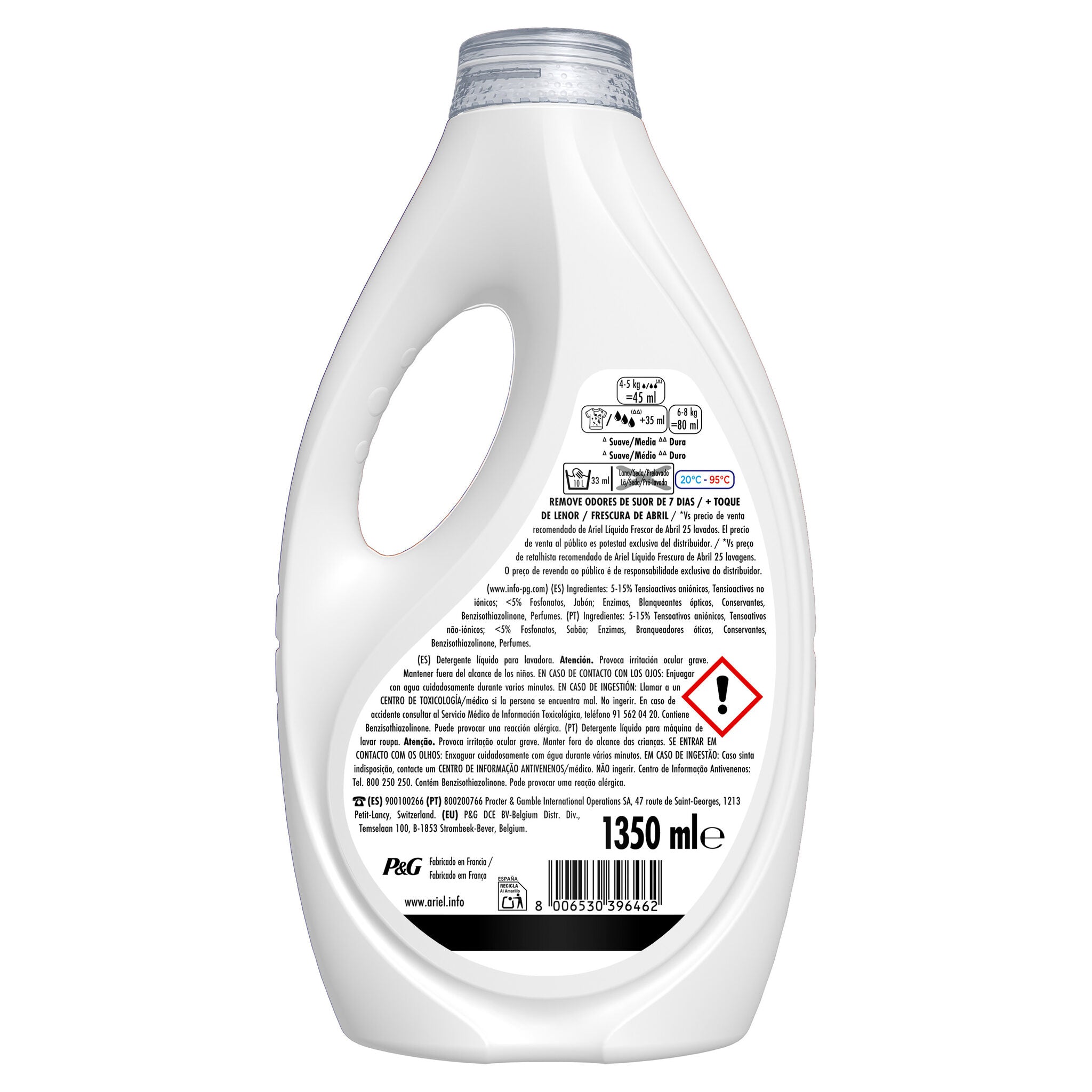 Detergente líquido fresh sensations Ariel 25d