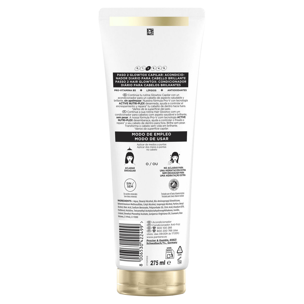 Acondicionador glowtox Pantene 275ml