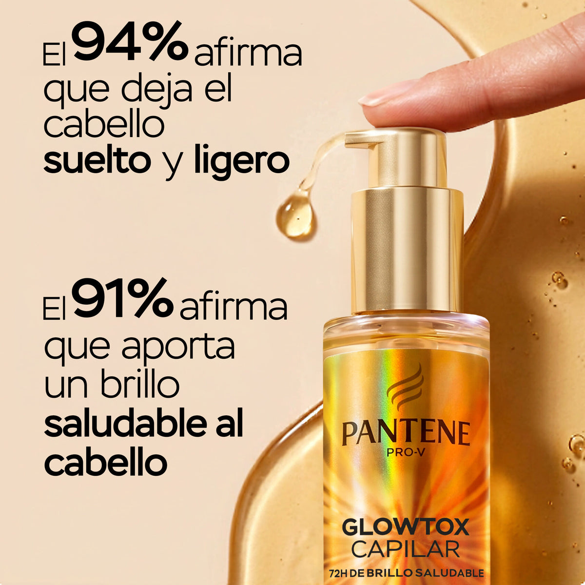 Serum hair glowtox Pantene 100ml
