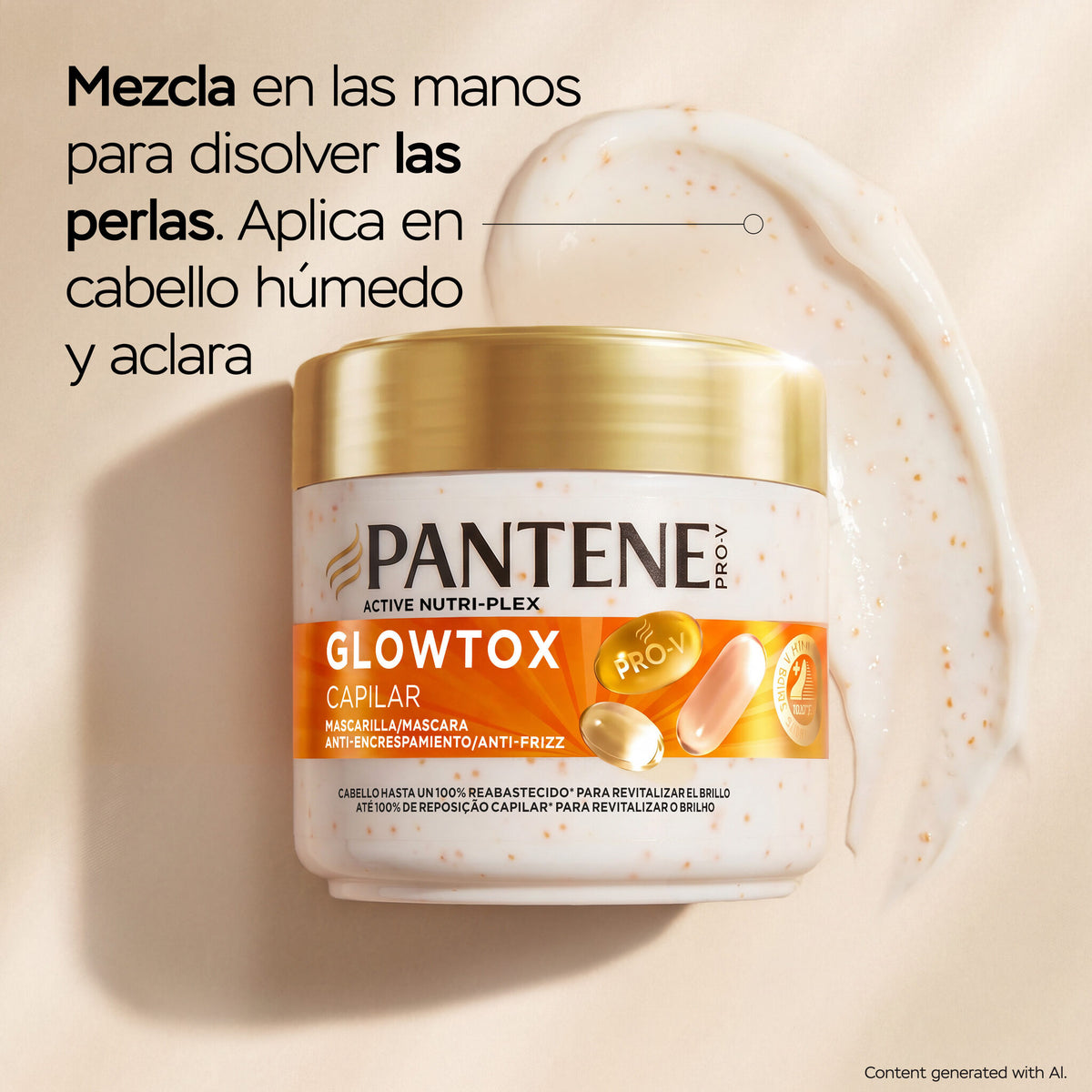 Mascarilla glowtox Pantene  300ml