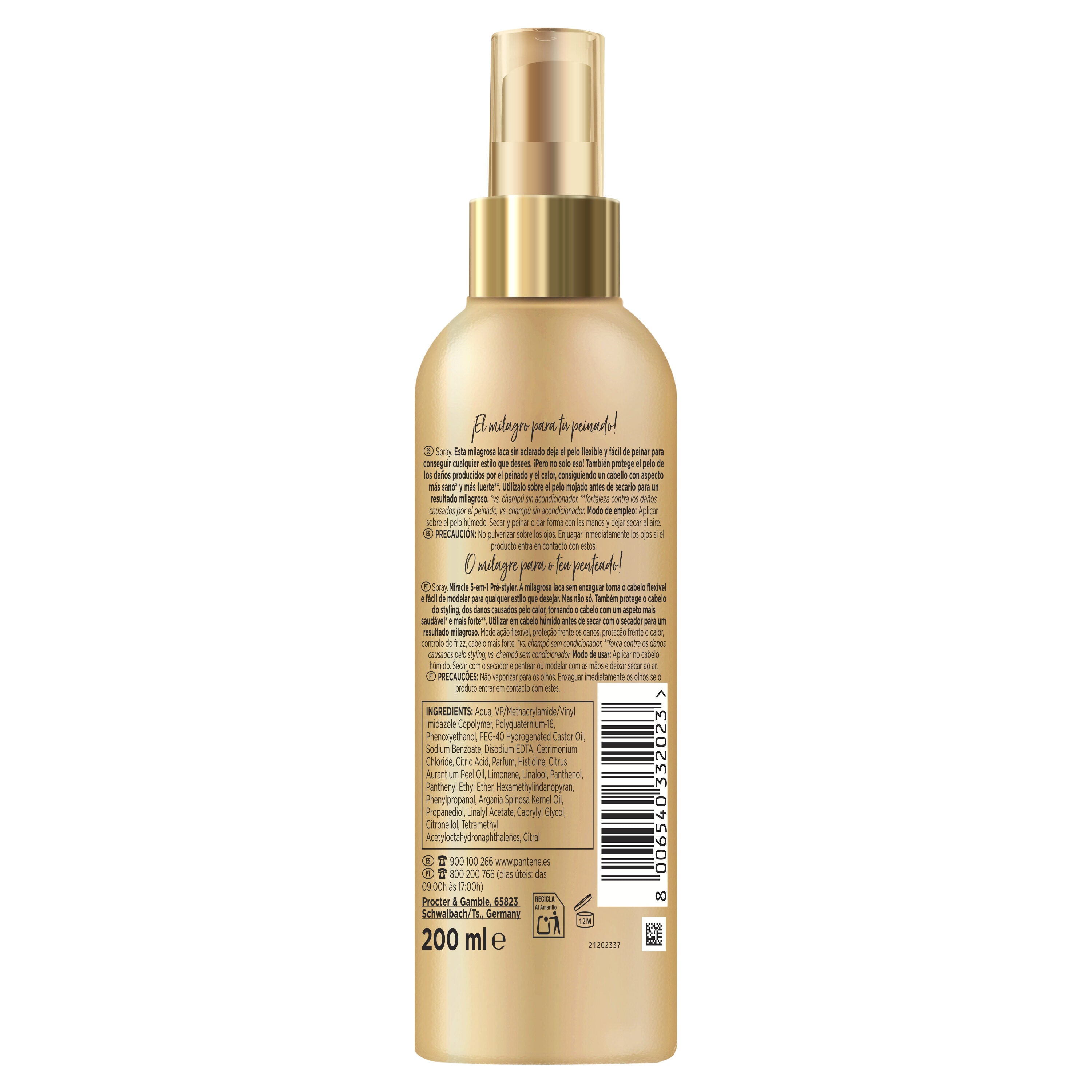 Spray proteccion Pantene 200ml