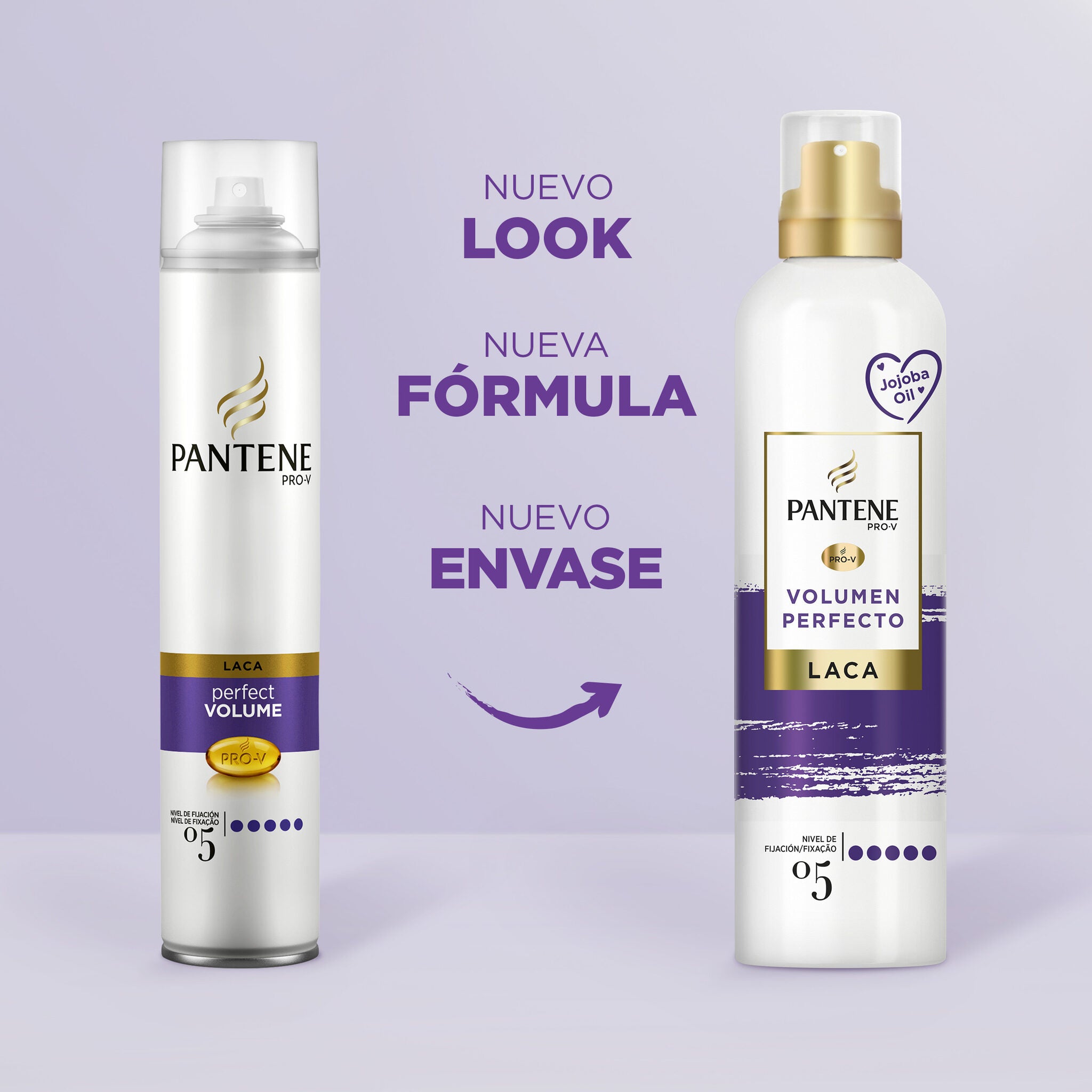 Laca  pelo perfect volumen Pantene 370ml