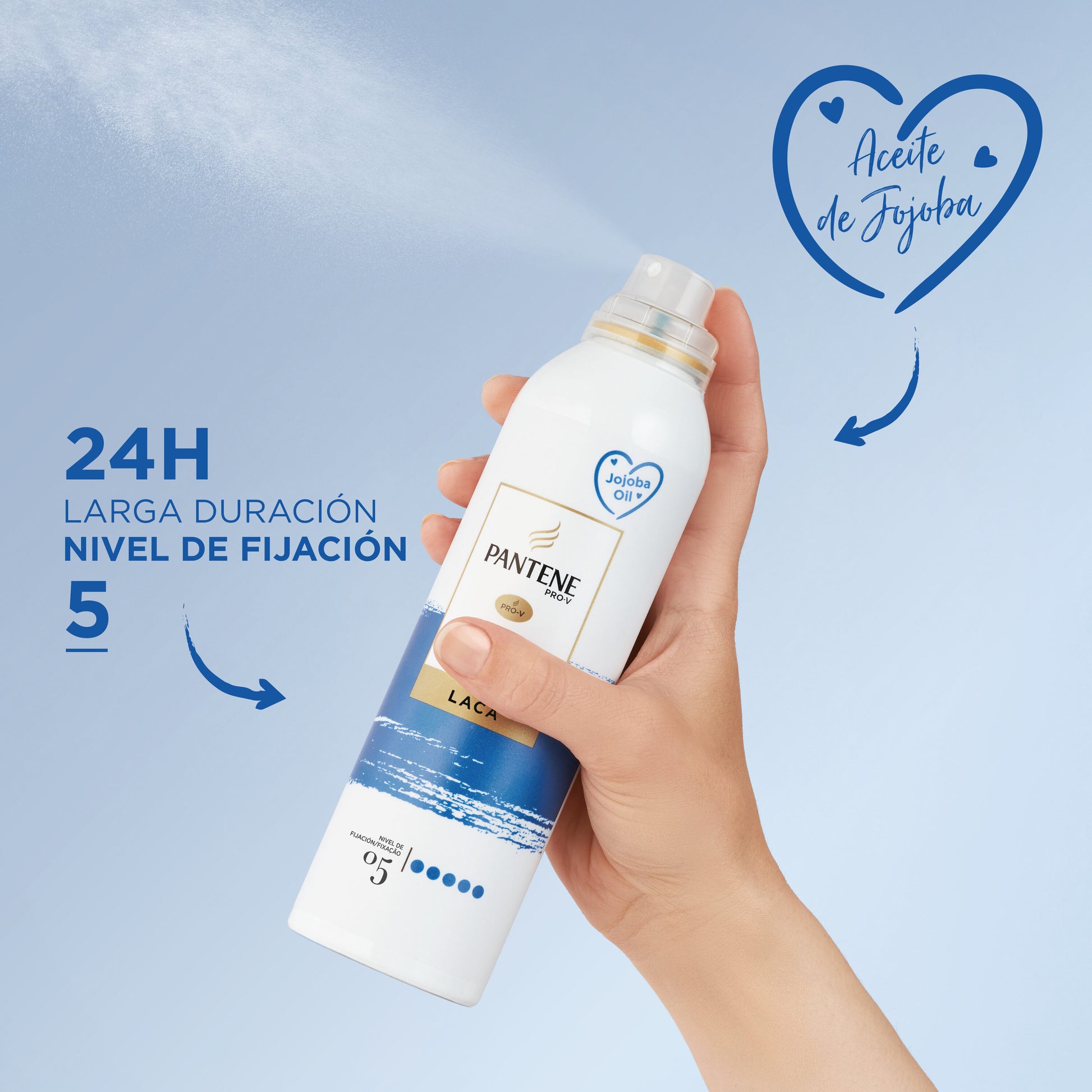 Laca pelo extra fuerte Pantene 370ml