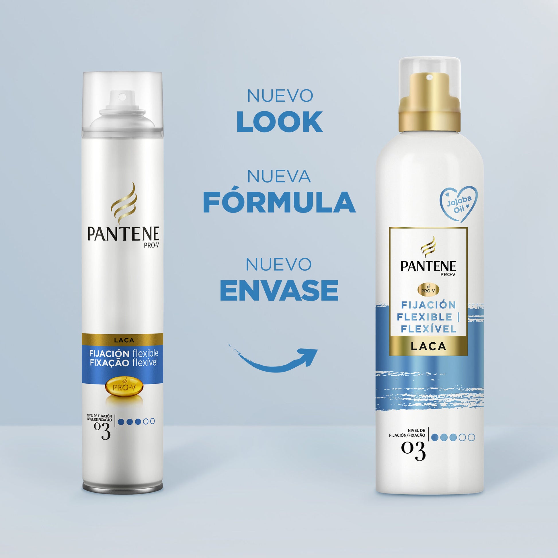Laca pelo fijacion flexible Pantene 370ml