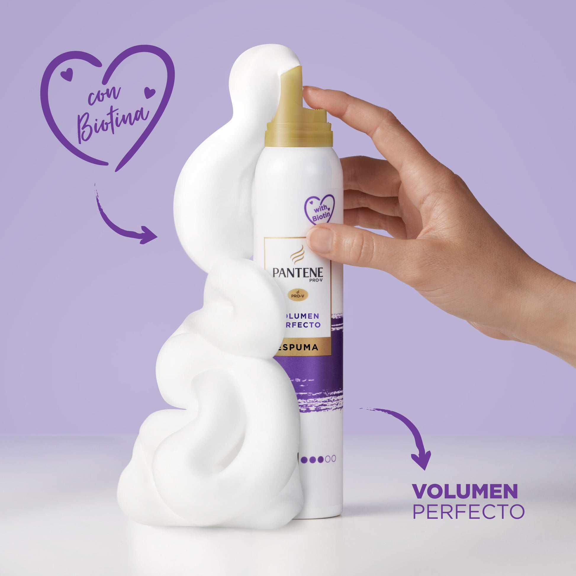 Espuma pelo volumen perfecto Pantene 300ml