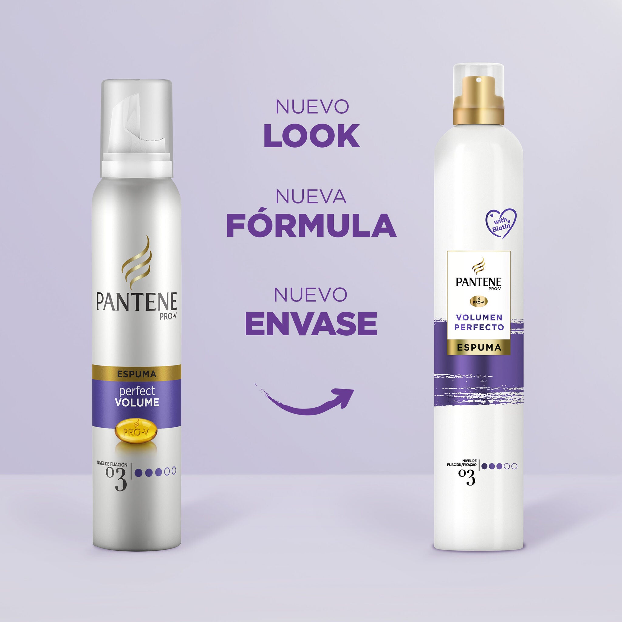 Espuma pelo volumen perfecto Pantene 300ml