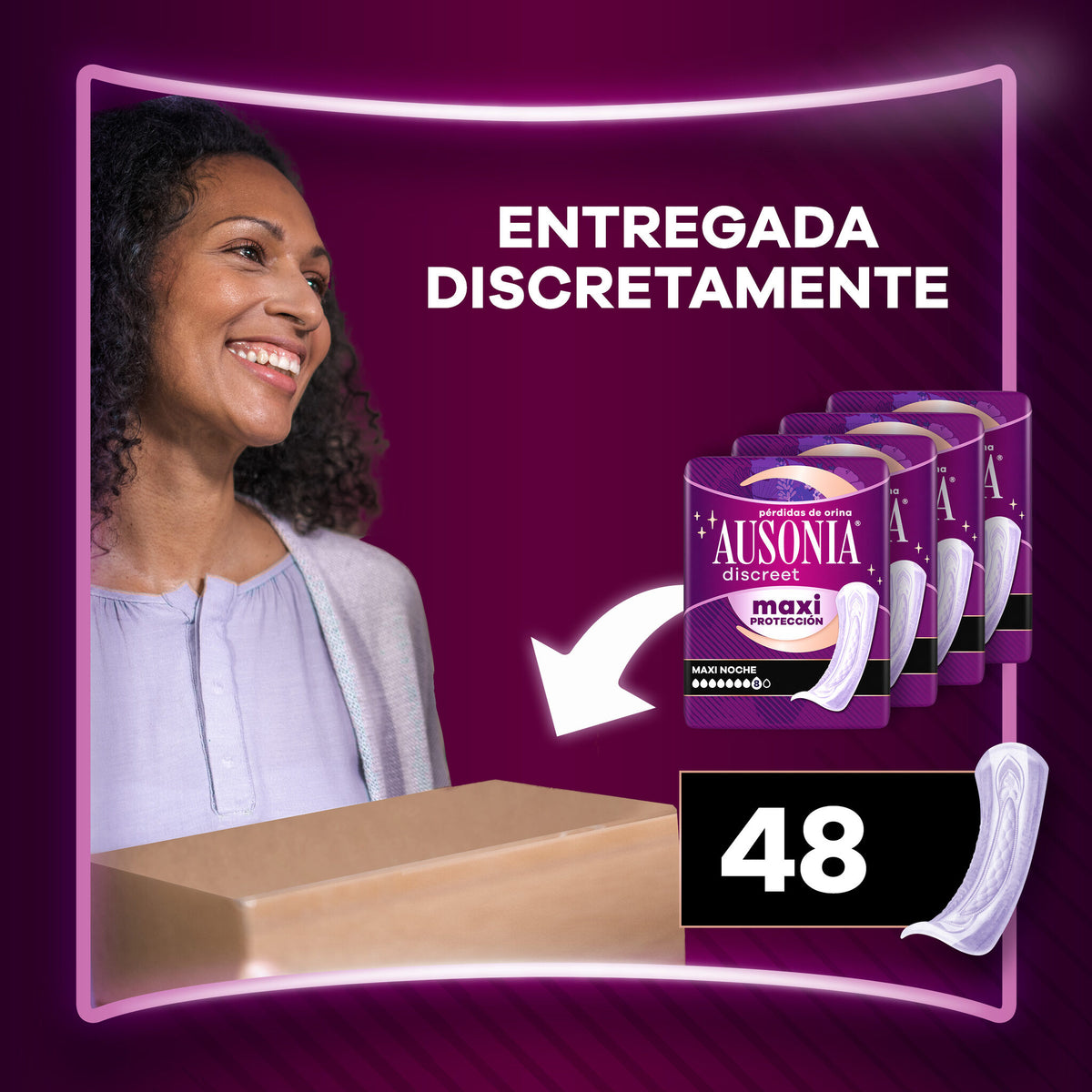 Compresas incontinencia maxi noche Ausonia 12u