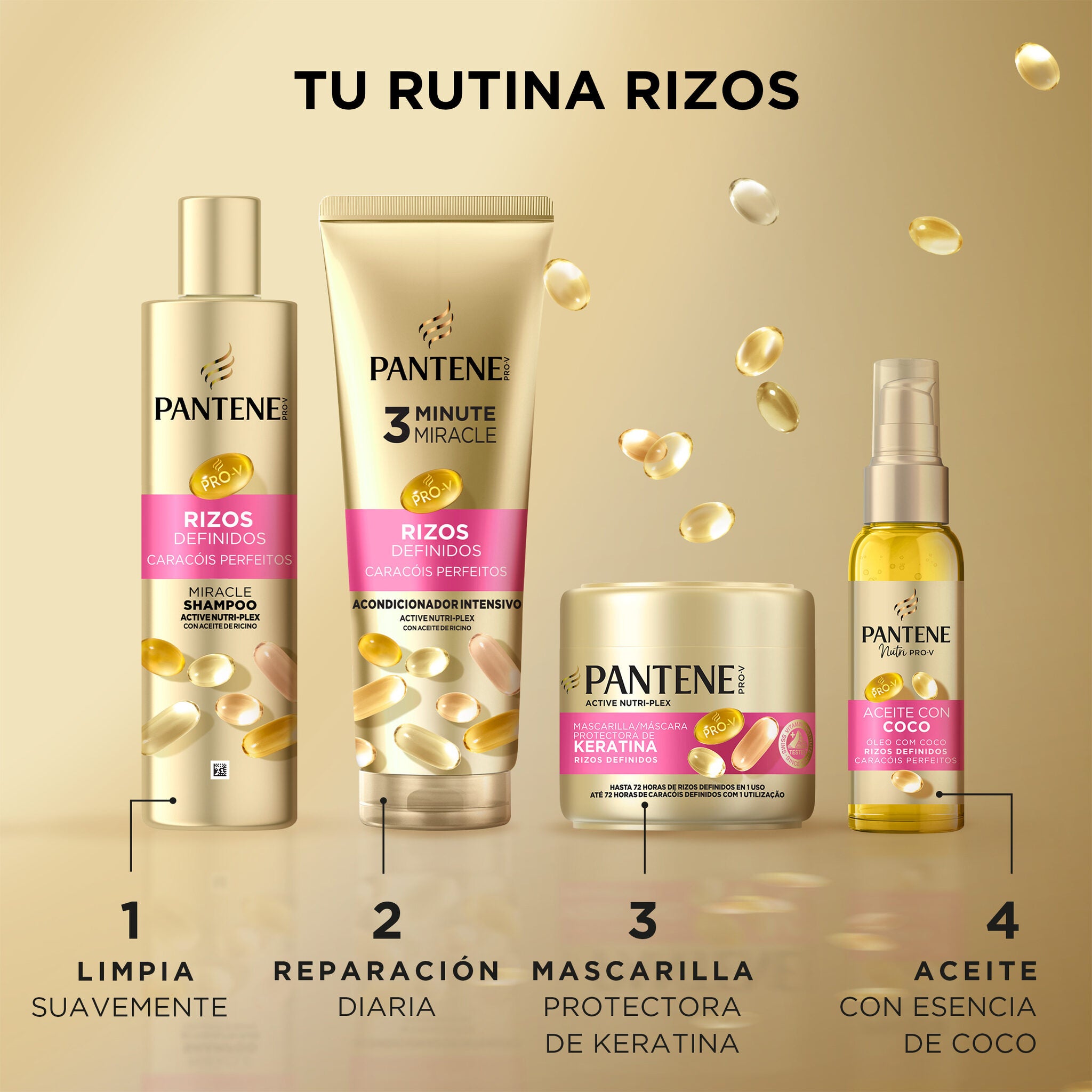 Mascarilla rizos Pantene 300ml