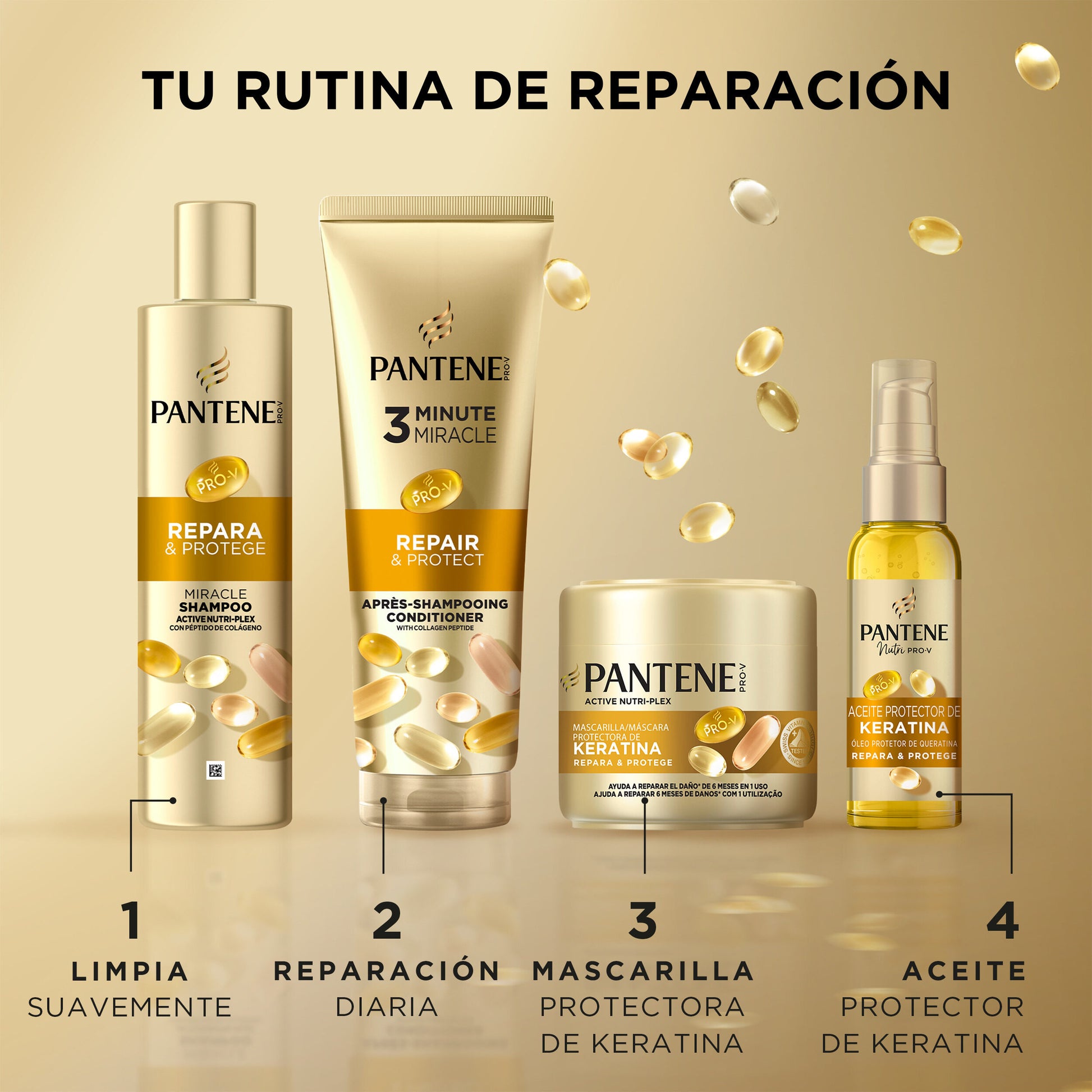 Mascarilla reparadora repara/protege Pantene 300ml