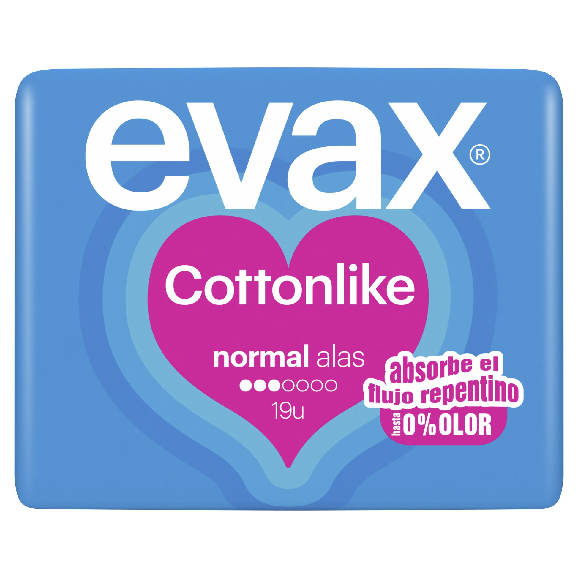 Compresa normal alas Evax cottonlike p19