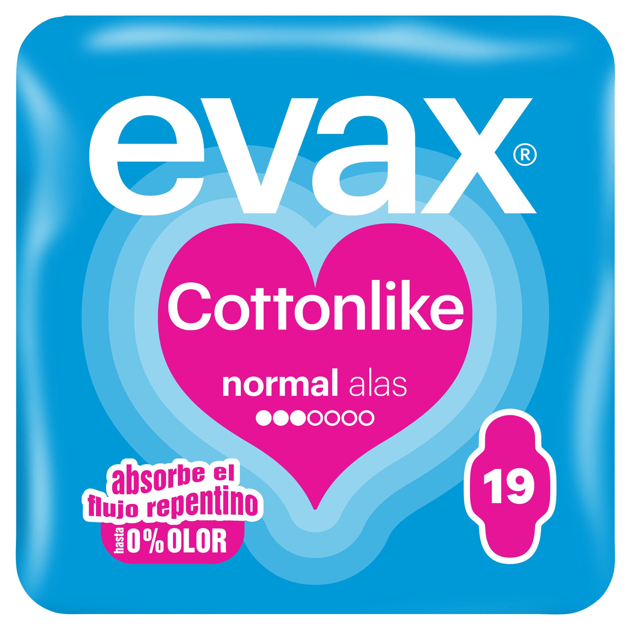 Compresa normal alas Evax cottonlike p19