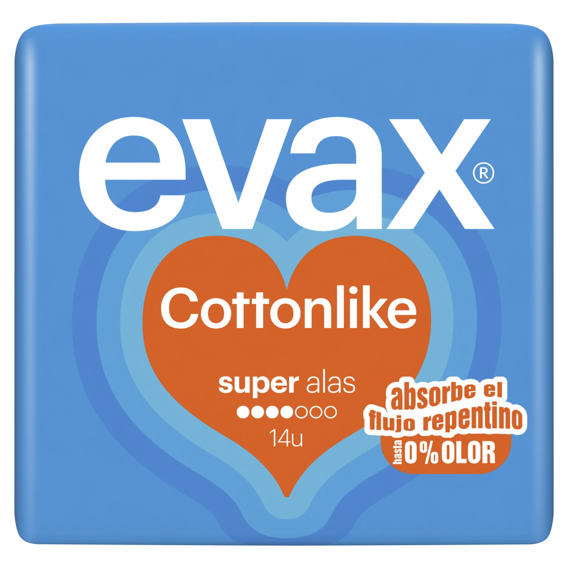 Compresa super alas Evax cottonlike p14