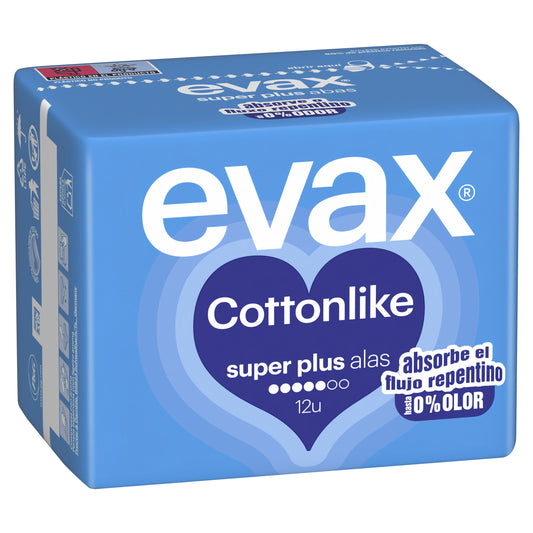 Compresa superplus alas Evax cottonlike p12 La Despensa