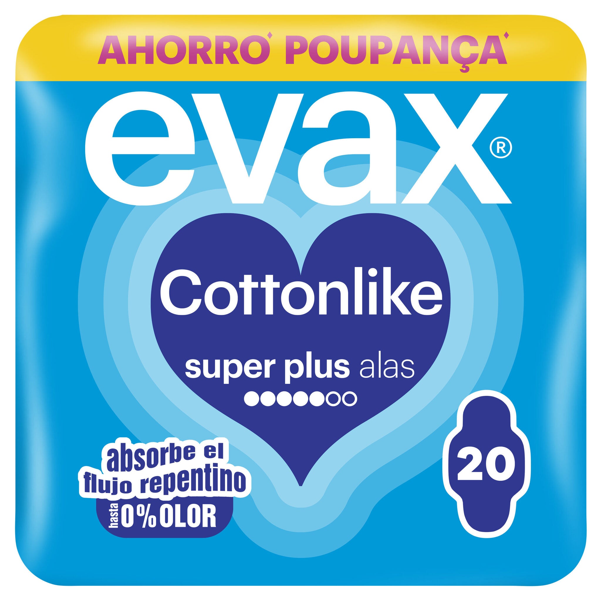 Compresa cottonlike alas super plus Evax 20u