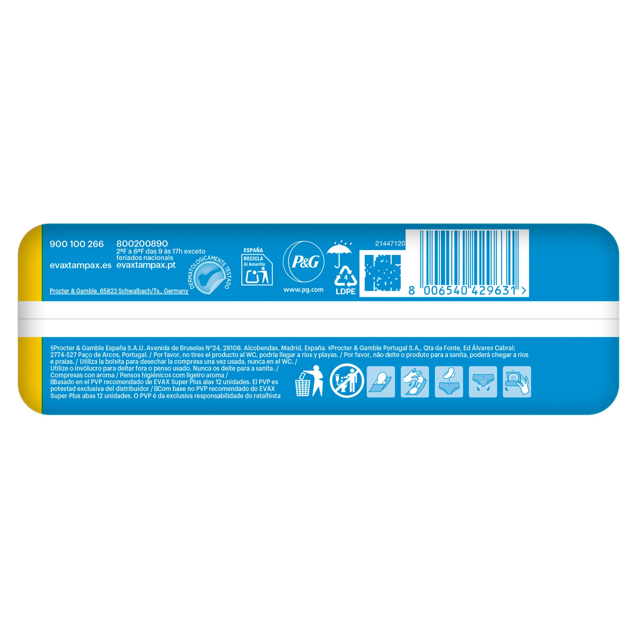 Compresa cottonlike alas super plus Evax 20u