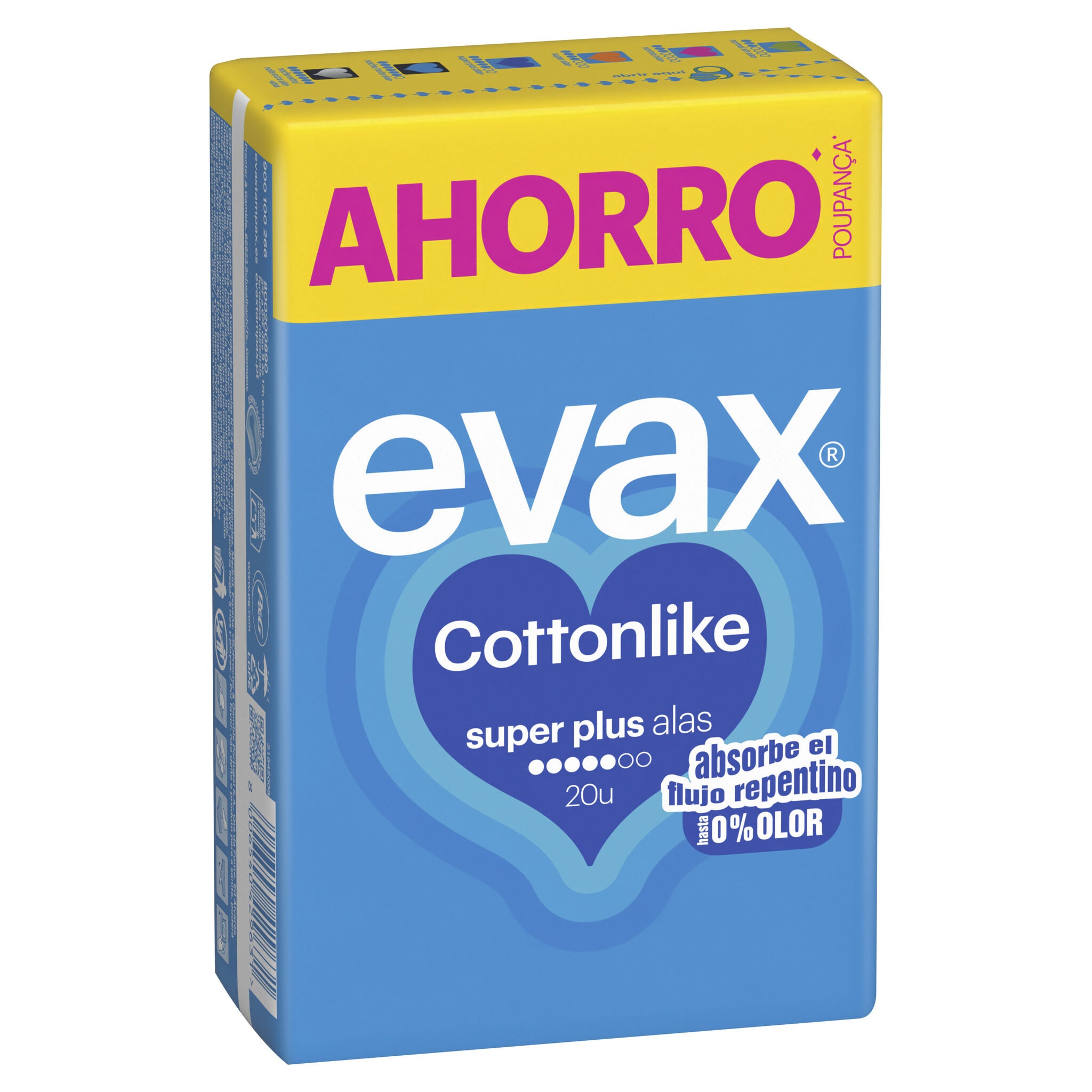 Compresa cottonlike alas super plus Evax 20u