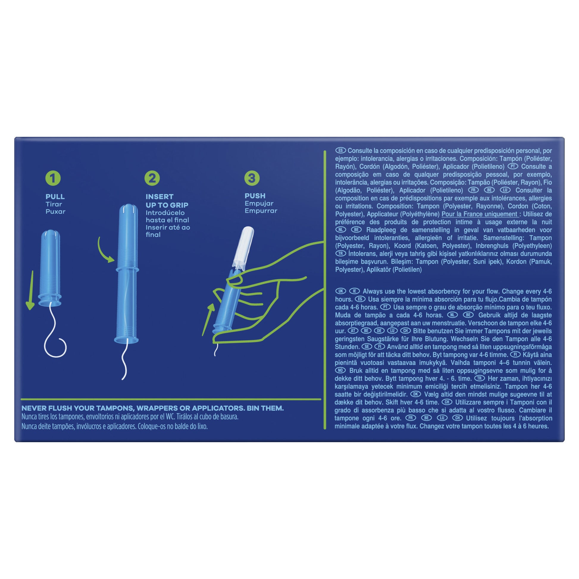 Tampón super Tampax compak 36u