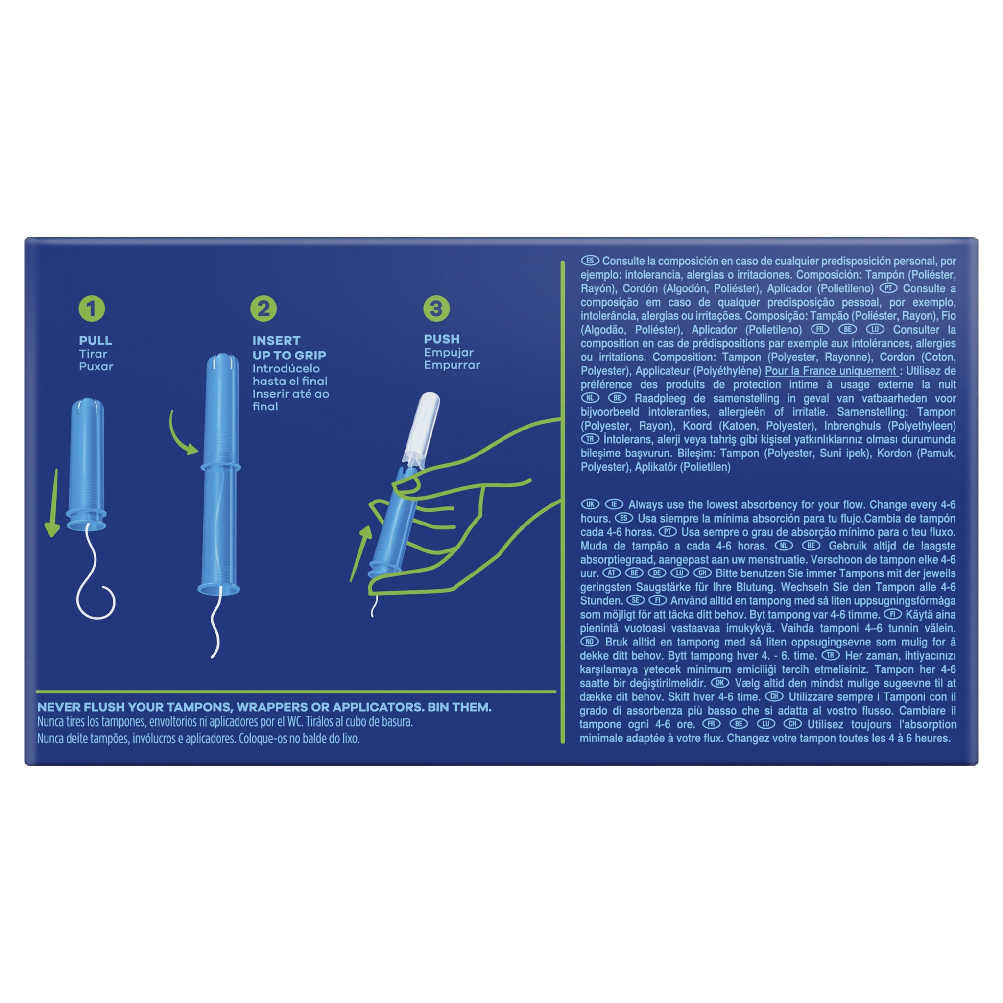 Tampón super Tampax compak 36u