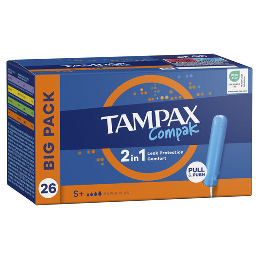 Tampones super plus Tampax 26u La Despensa