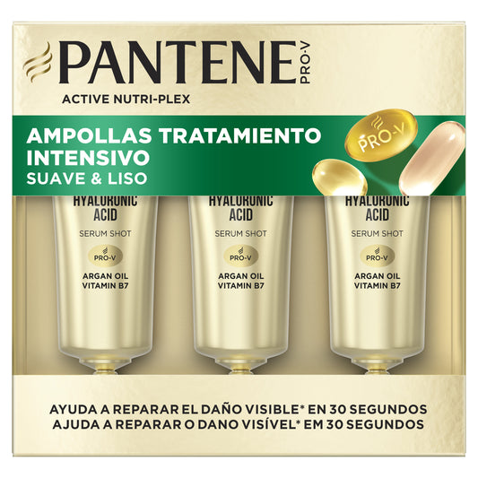 Ampollas suave y liso Pantene p3 45ml La Despensa