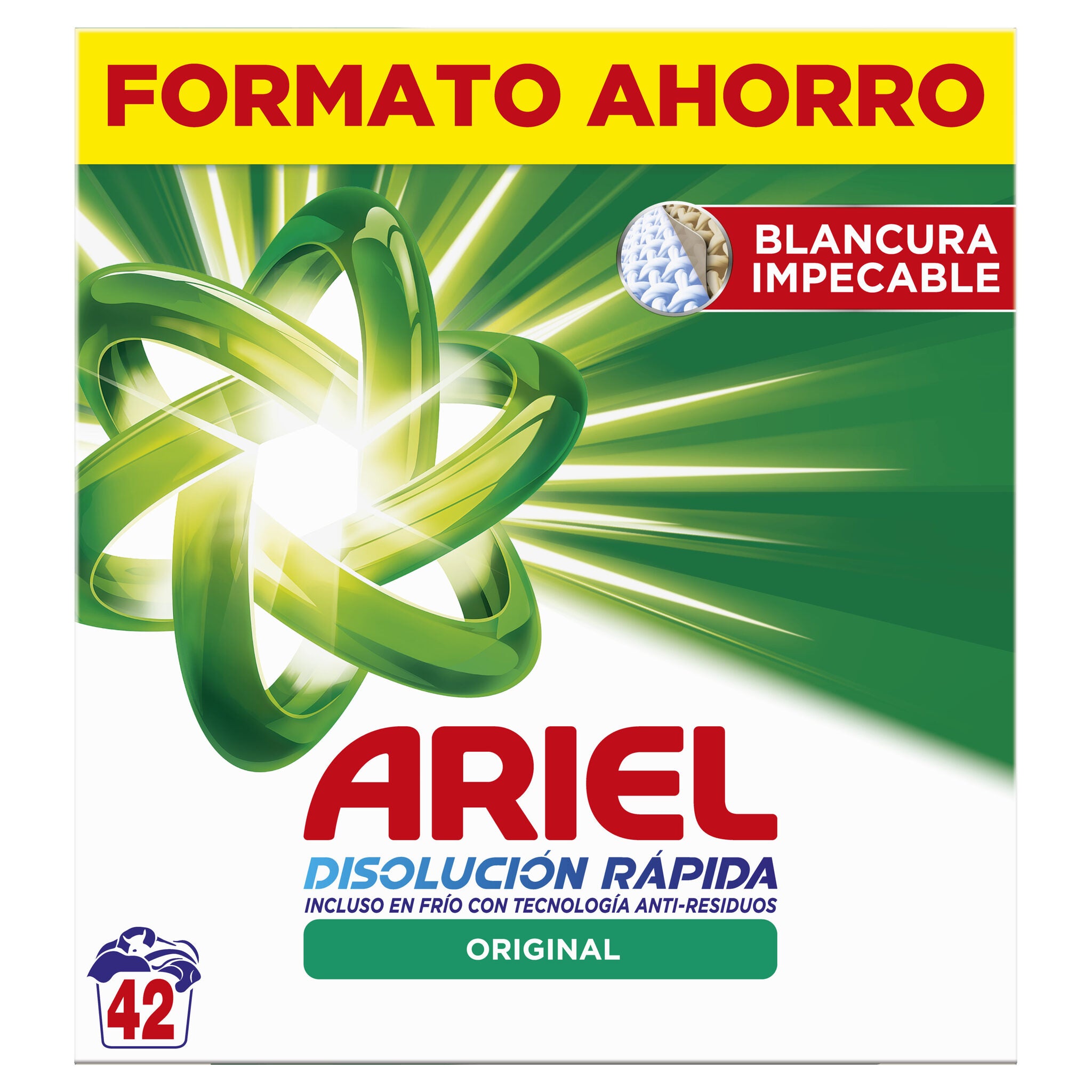 Detergente polvo regular Ariel 42