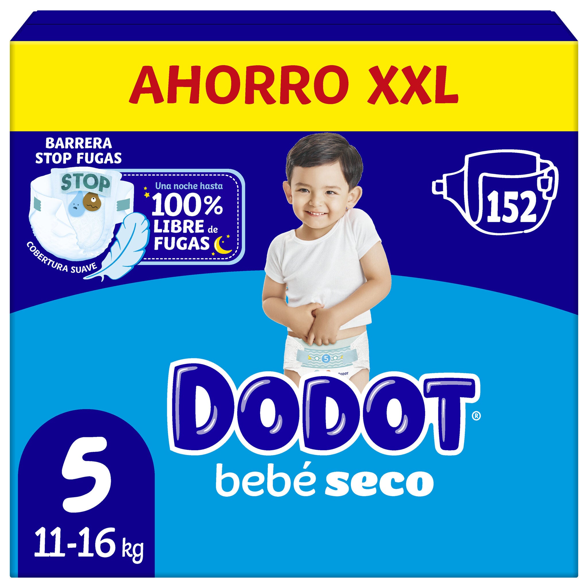 Pañales ahorro xxl Dodot 152u