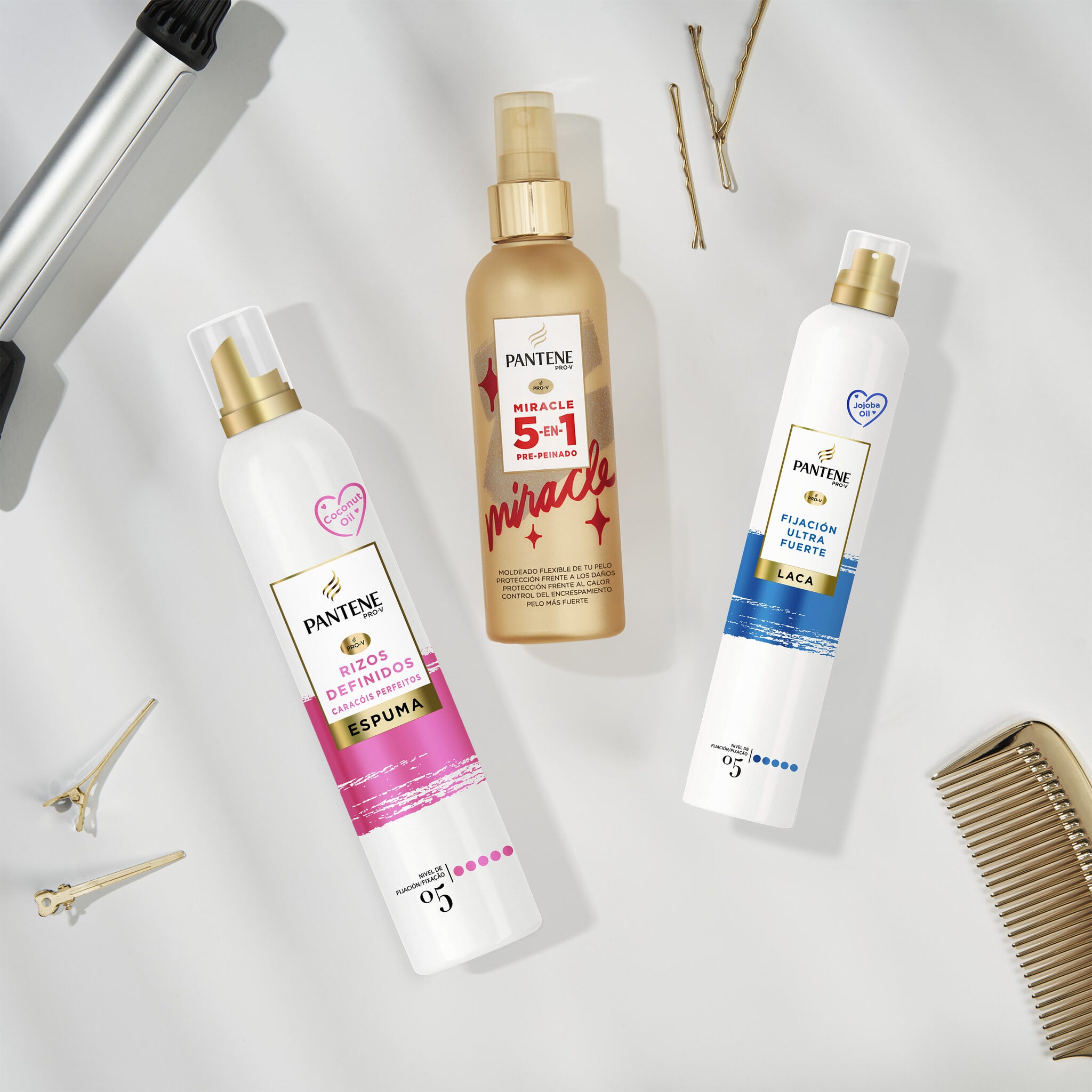 Espuma pelo rizos definidos Pantene 300ml