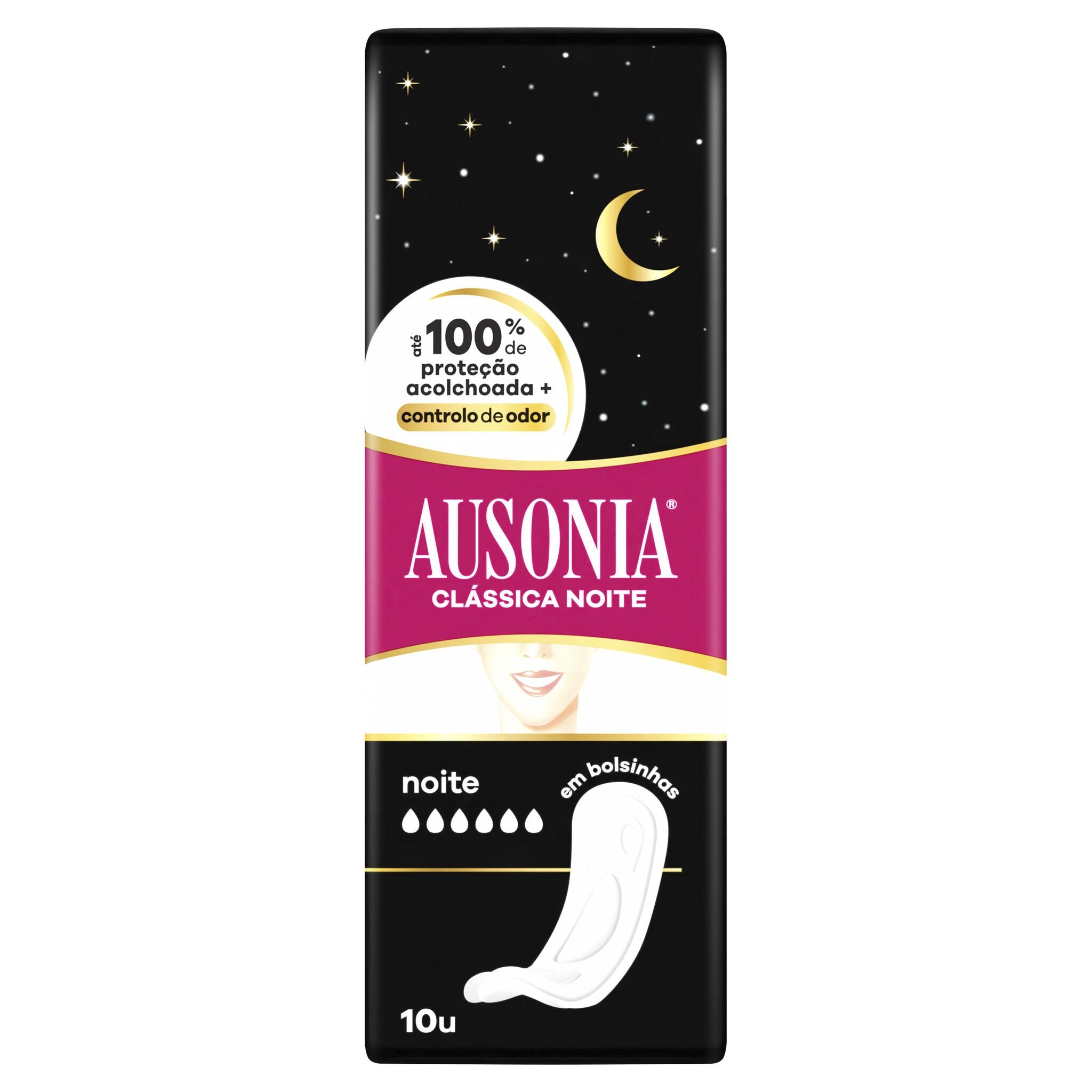 Compresa noche gruesa Ausonia 10u