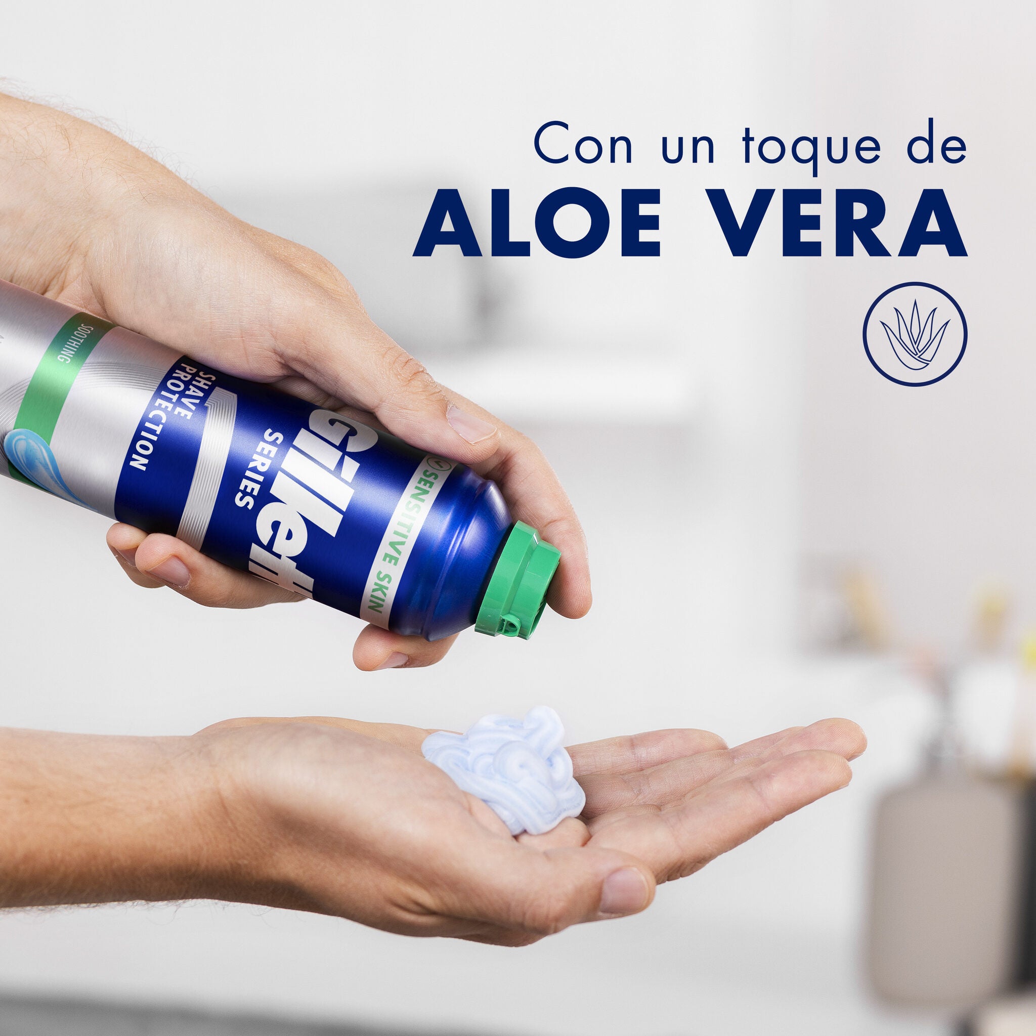 Gel de afeitar piel sensible Gillette series 200ml