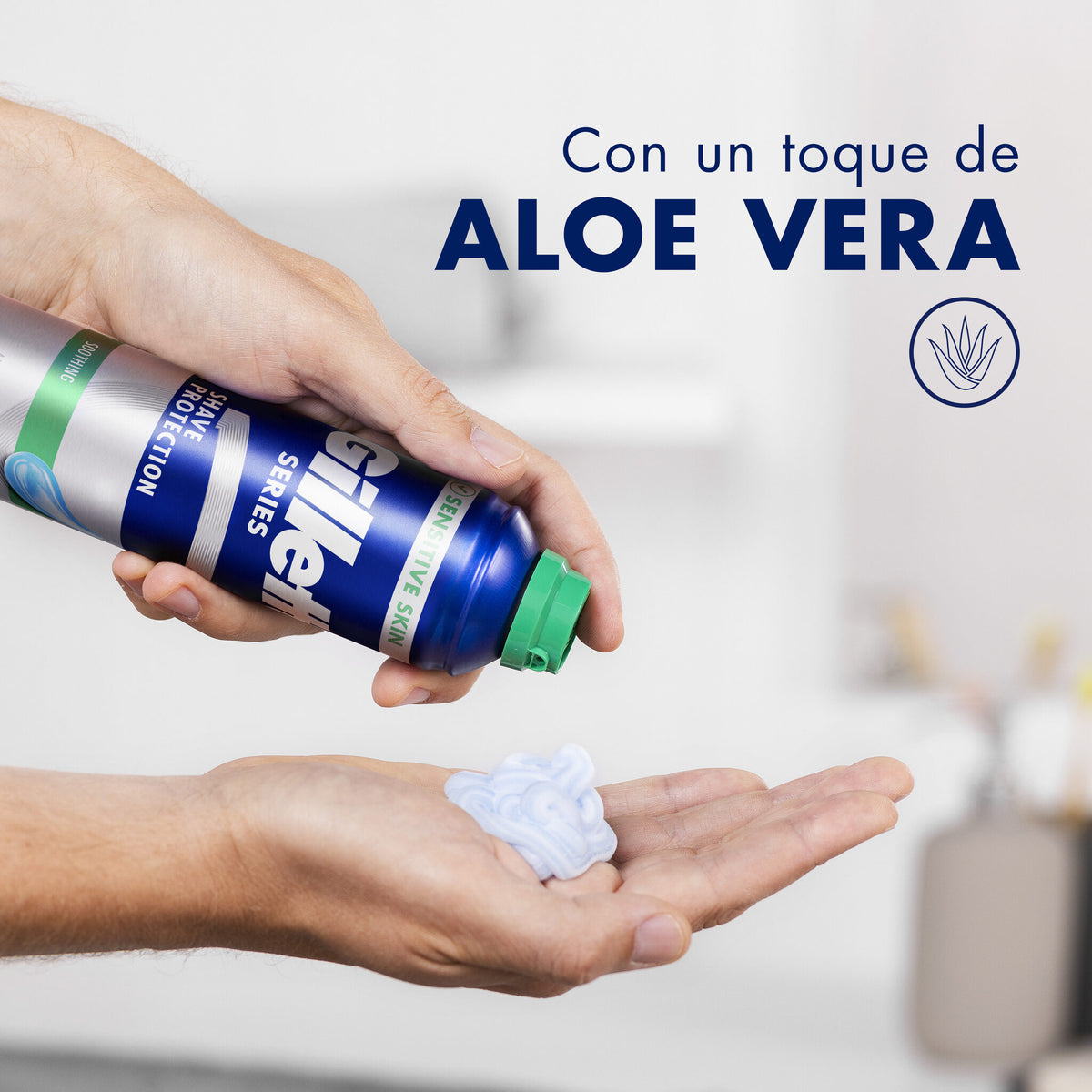 Gel de afeitar piel sensible Gillette series 200ml