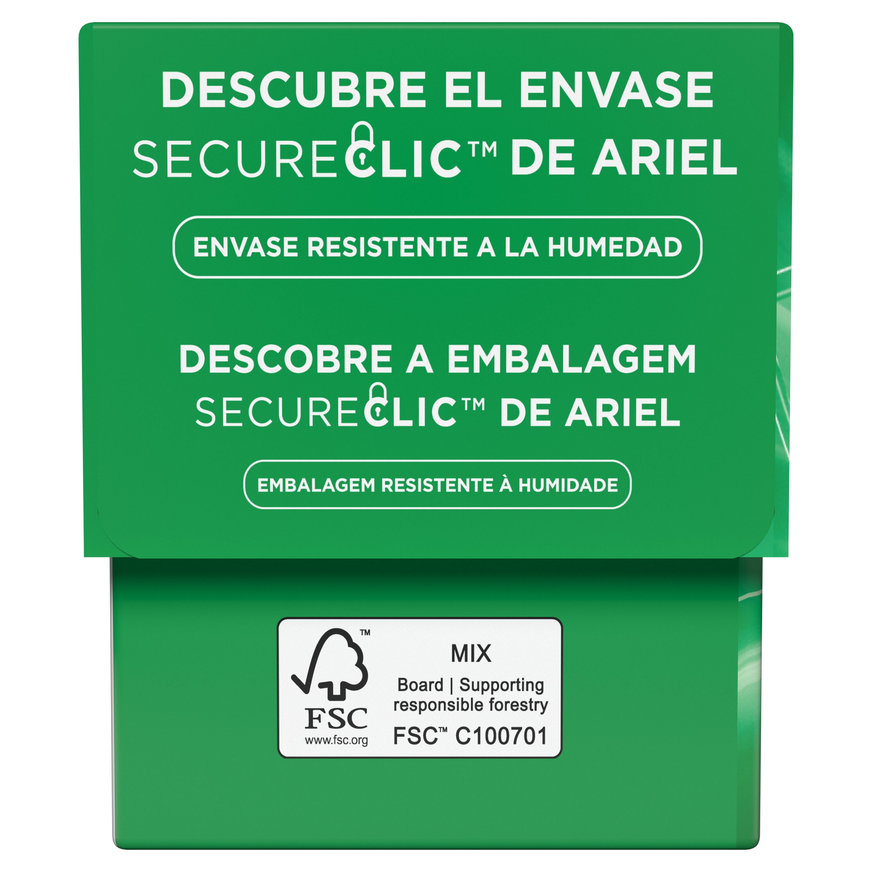 Detergente cápsulas pods sensaciones Ariel 19d