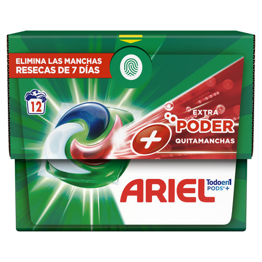 Detergente cápsulas oxi pods Airel 12d La Despensa