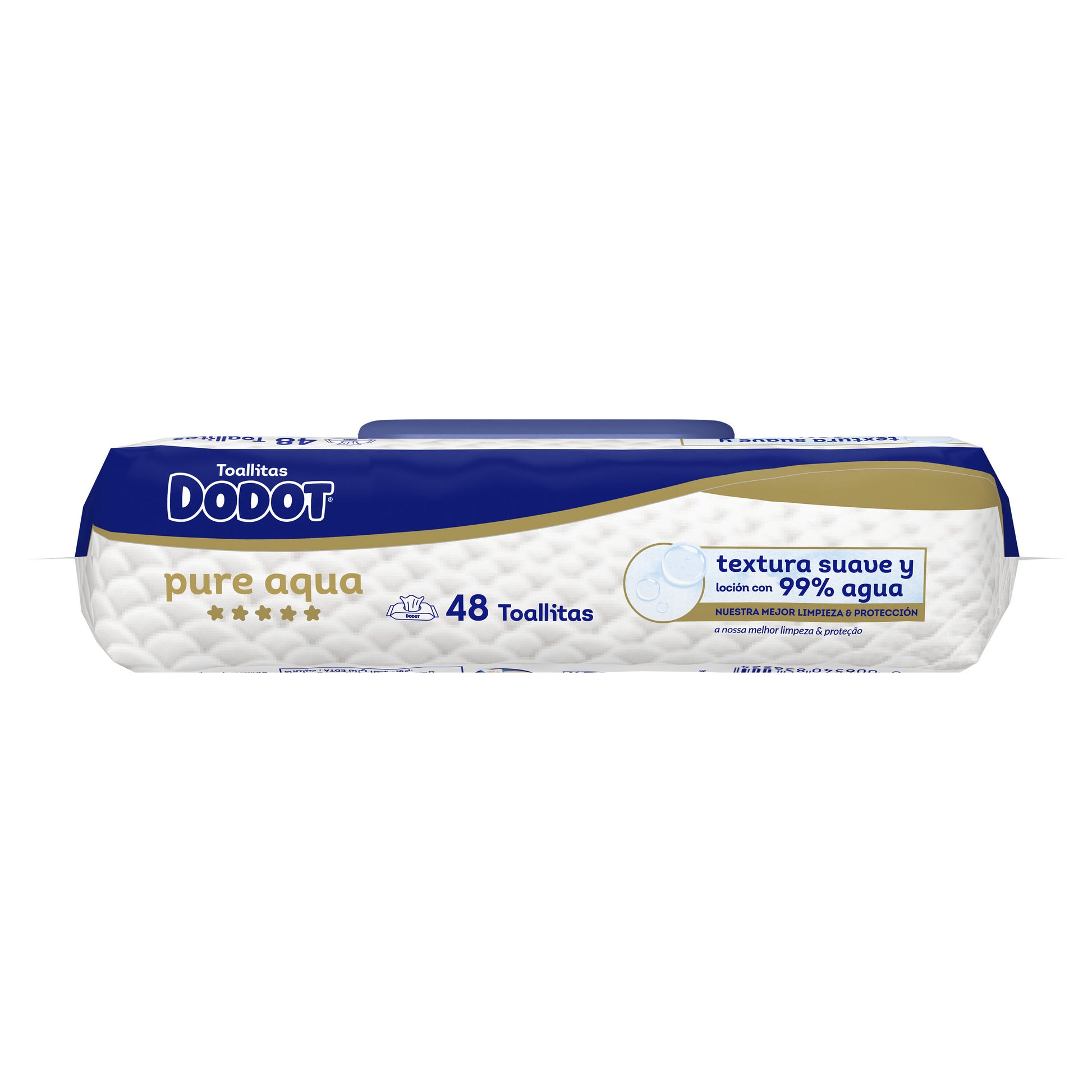 Toallita húmeda aqua plastic free Dodot 48u