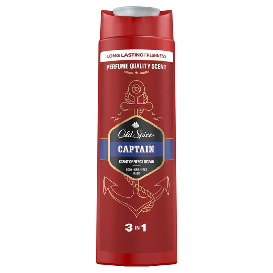 Gel/champu 2 en 1 captain Old spice 400ml La Despensa