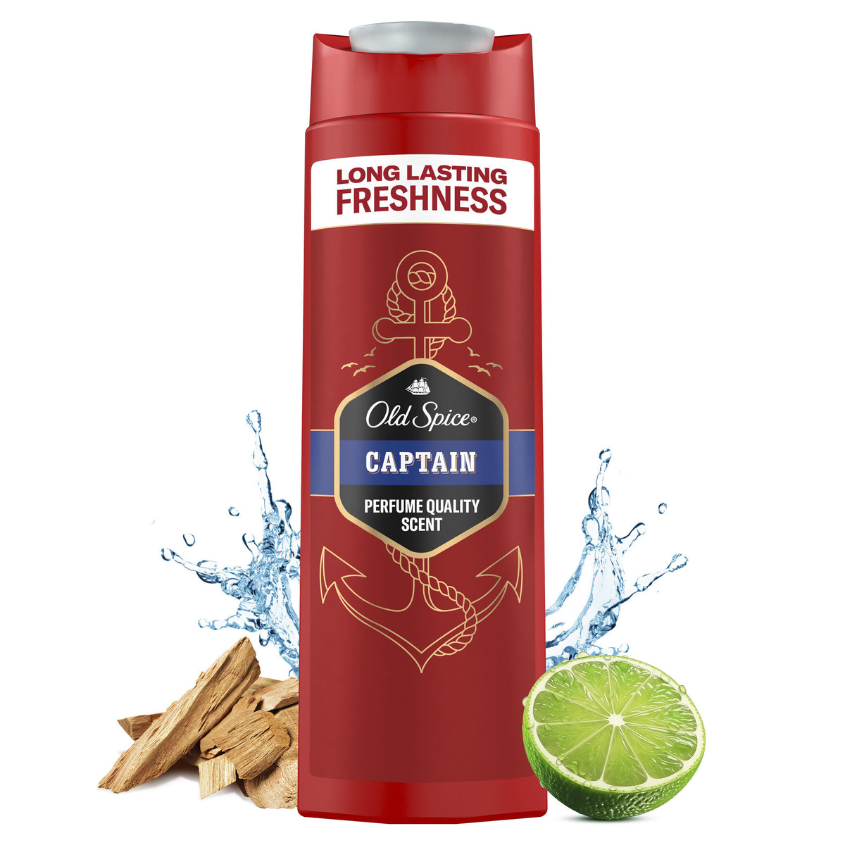 Gel/champu 2 en 1 captain Old spice 400ml