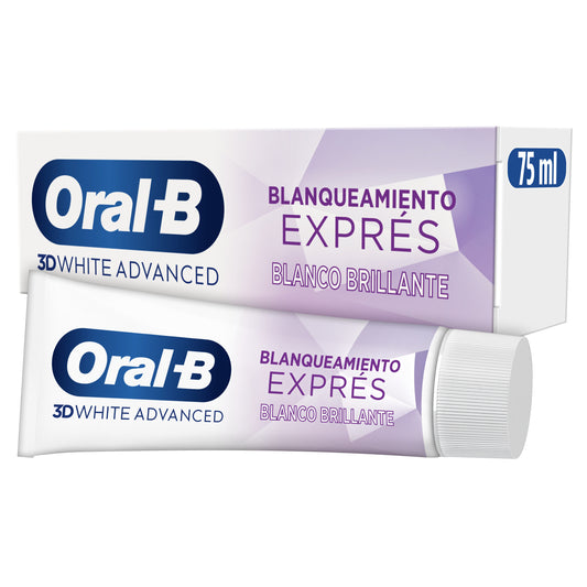 Dentífrico banco brillante Oral b 75ml La Despensa