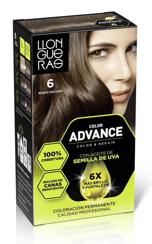 Tinte rubio oscuro advance Llongueras 1u La Despensa