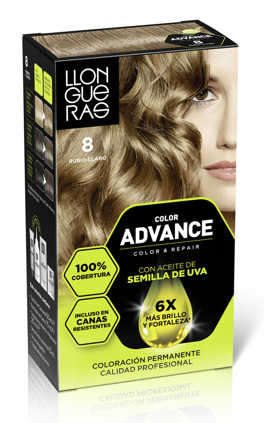 Tinte rubio claro advance Llongueras 1u La Despensa