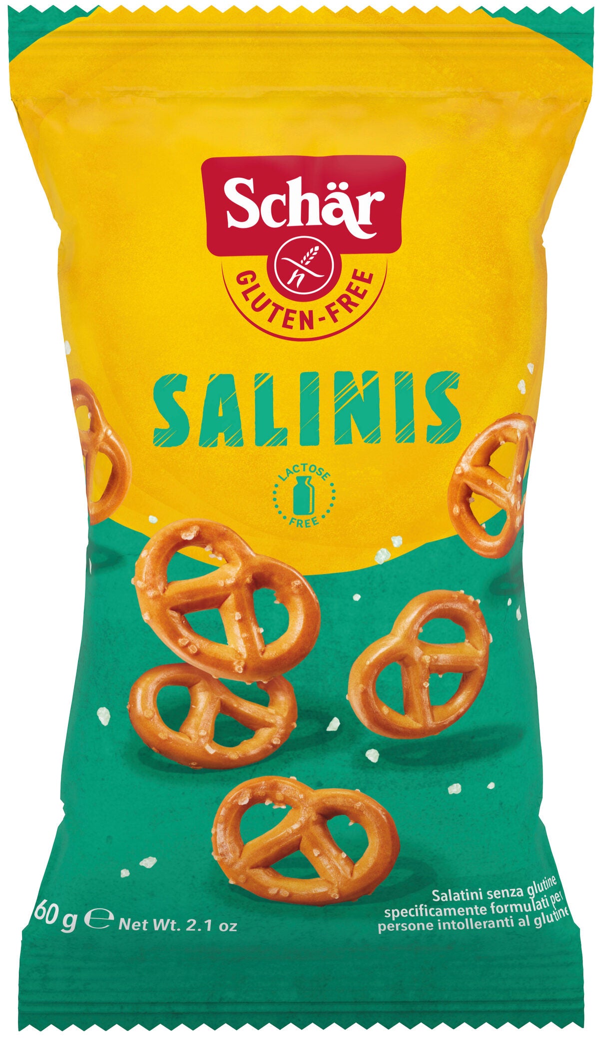 Panecillo tostado s/gluten salinis prezels Schär 60g