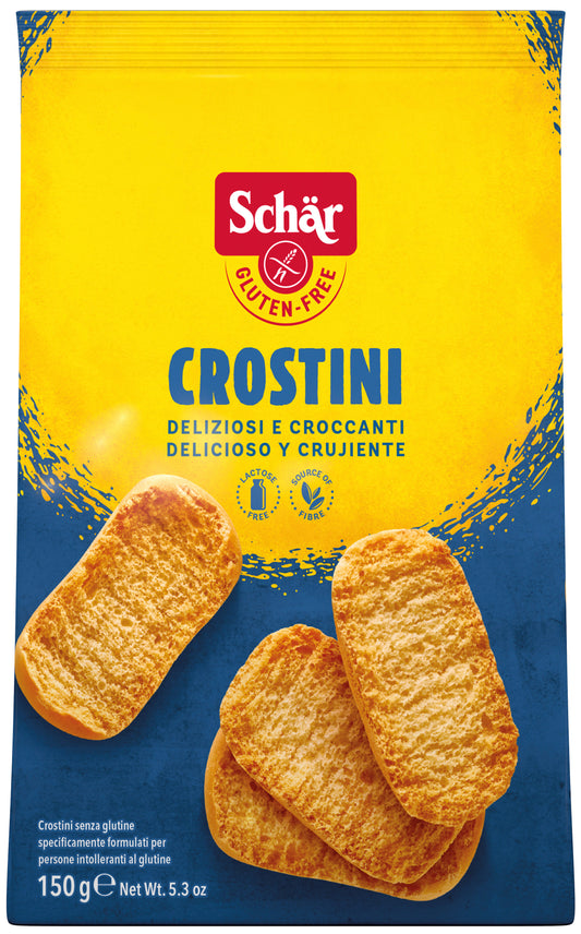 Panecillo tostado s/gluten crostini Schär 150g La Despensa
