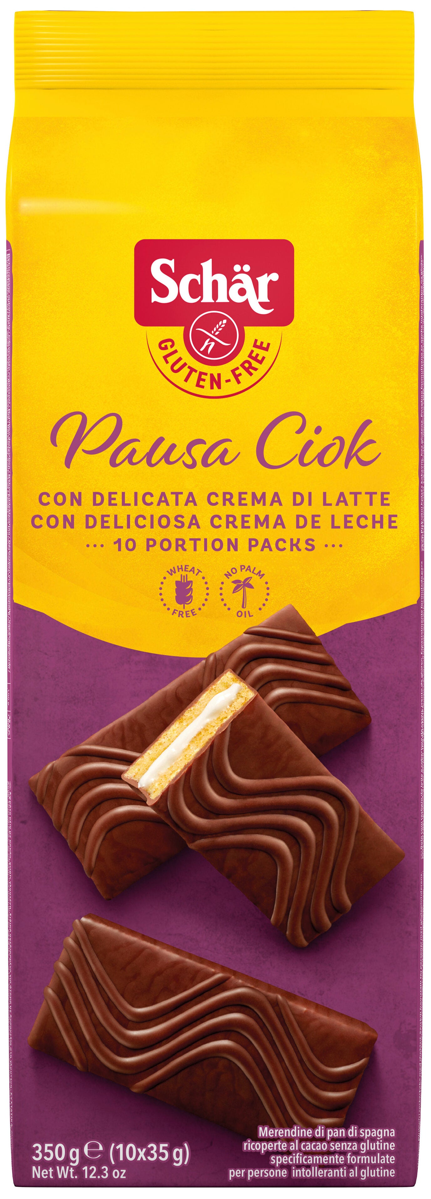 Bizcochito chocolate ciok s/gluten Schär 350g