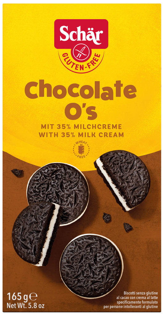 Galleta s/gluten chocolate o's Schär 165g La Despensa