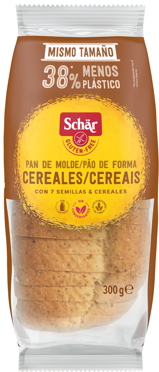 Pan de molde cereales s/gluten Schär 300g La Despensa